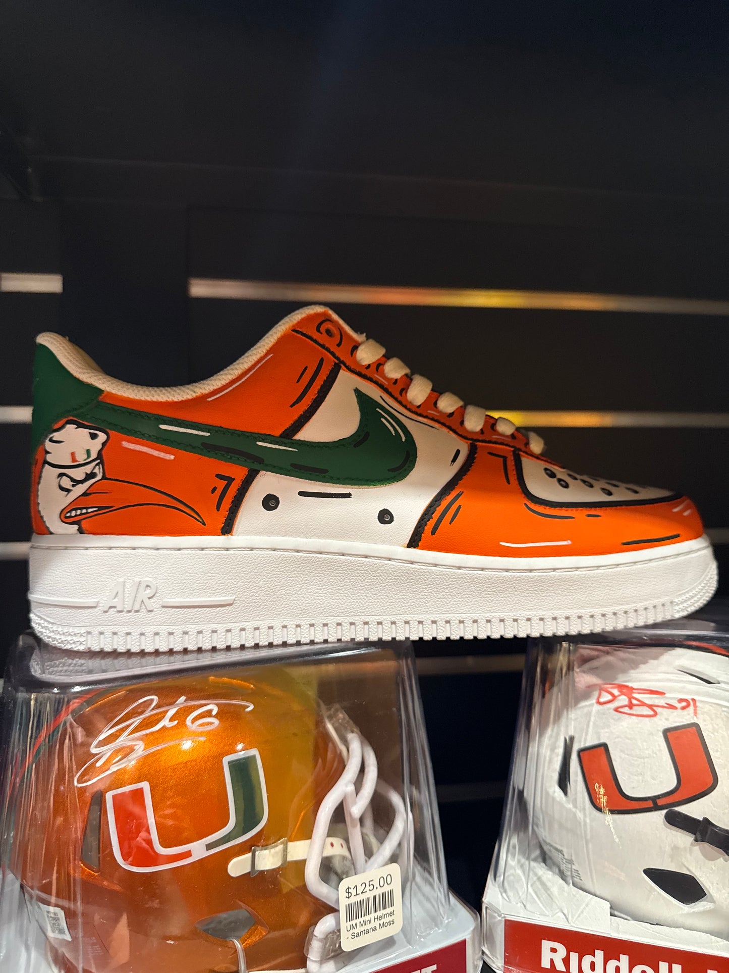 Soles By Sir Custom Miami Air Force 1 Size 10c