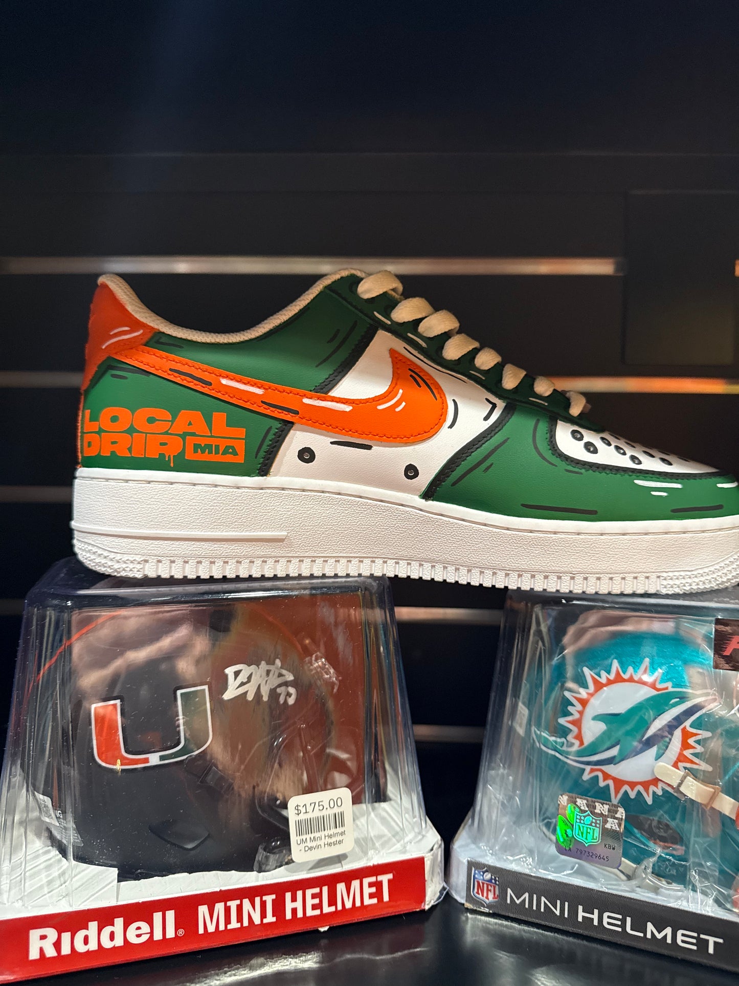 Soles By Sir Custom Miami Air Force 1 Size 10c