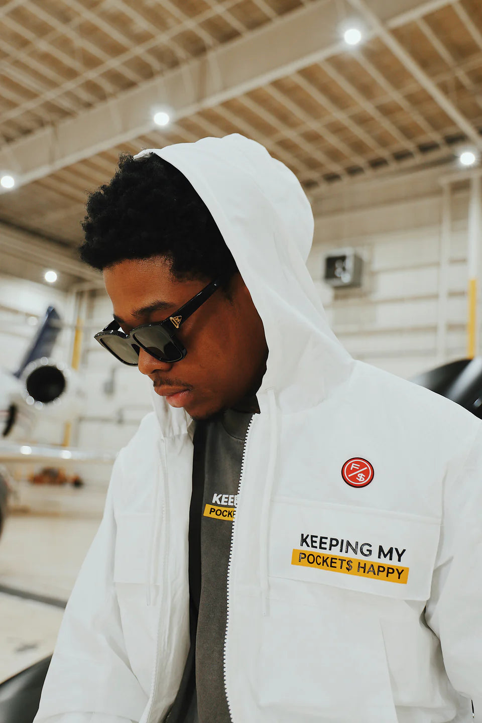 Happy Pockets Windbreaker