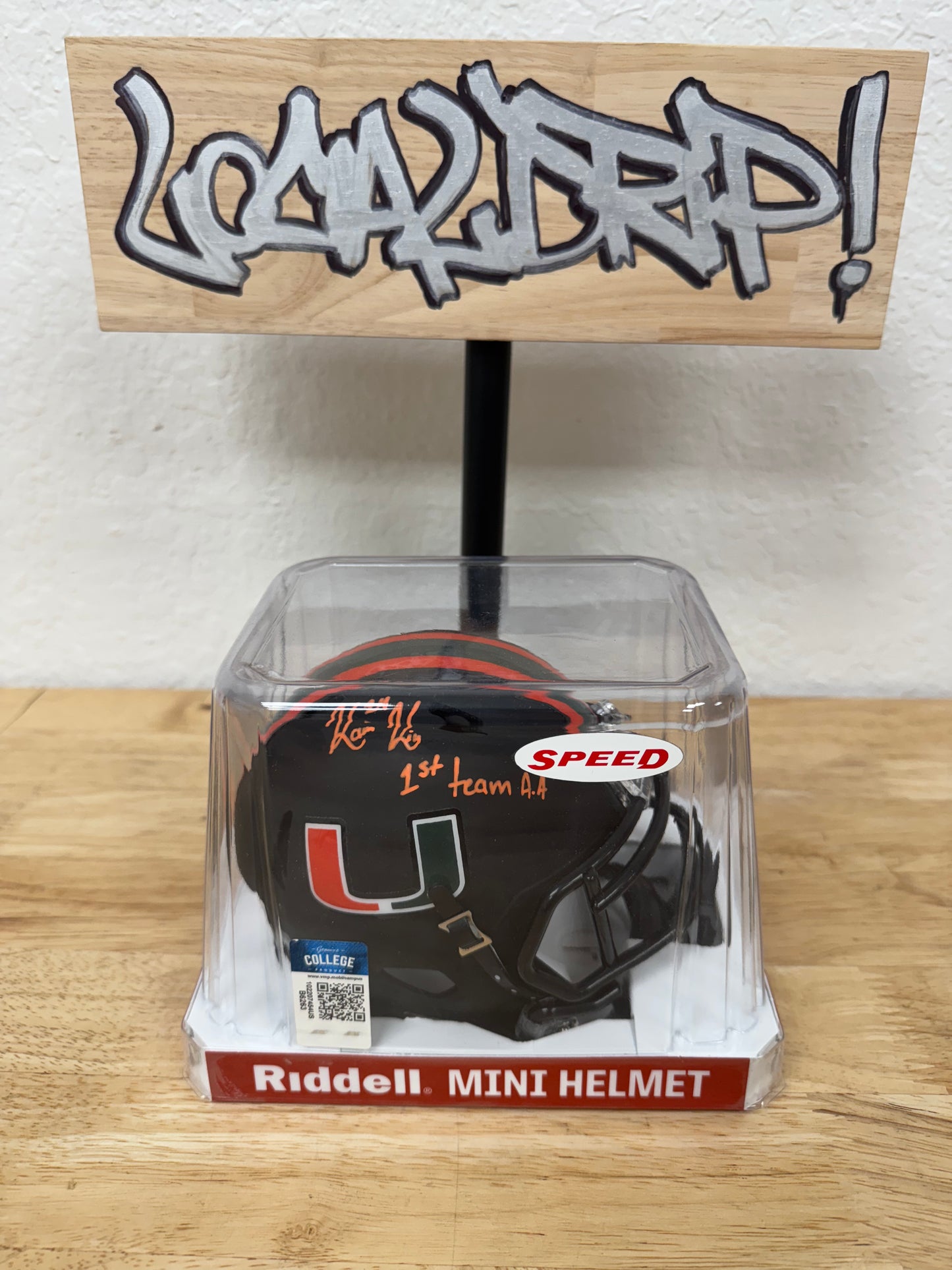 UM Mini Helmet - Kamren Kinchens (Black)