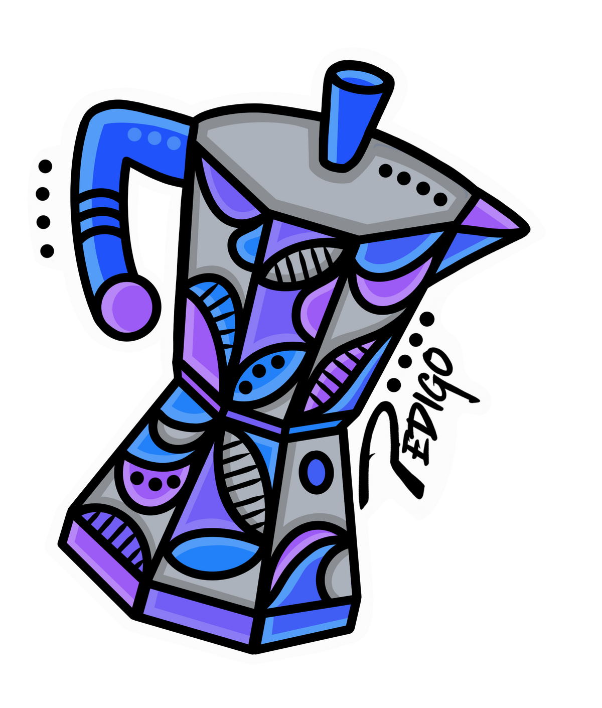 Pedigo Art Stickers
