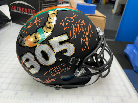 UM Helmet Authentic - 19 signatures