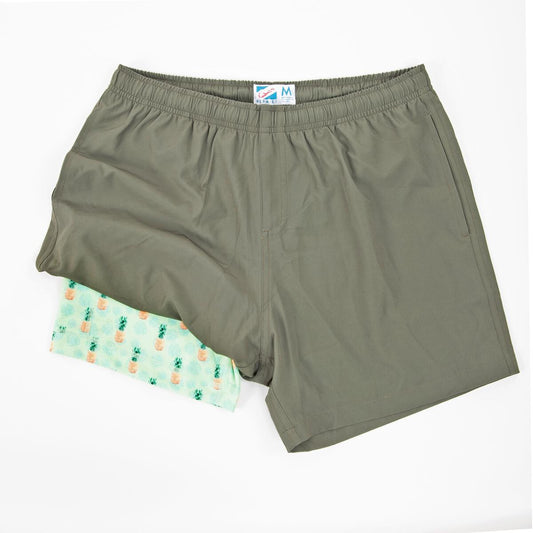Green (Pineapple Vibes) Shorts