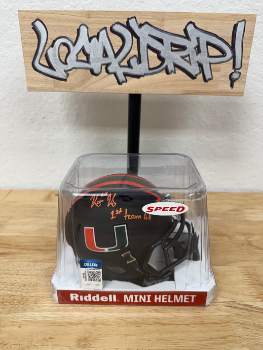 UM Mini Helmet - Kamren Kinchens (Black)