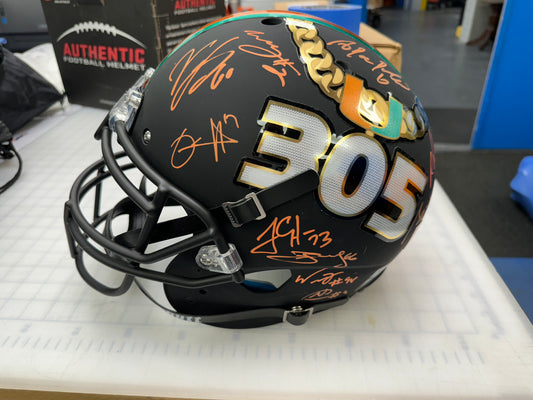 UM Helmet Authentic - 19 signatures