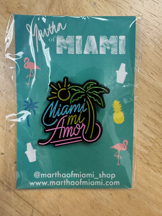 Miami Mi Amor Pin